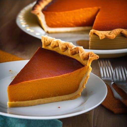 Festive Thanksgiving Feast with Pumpkin Pie