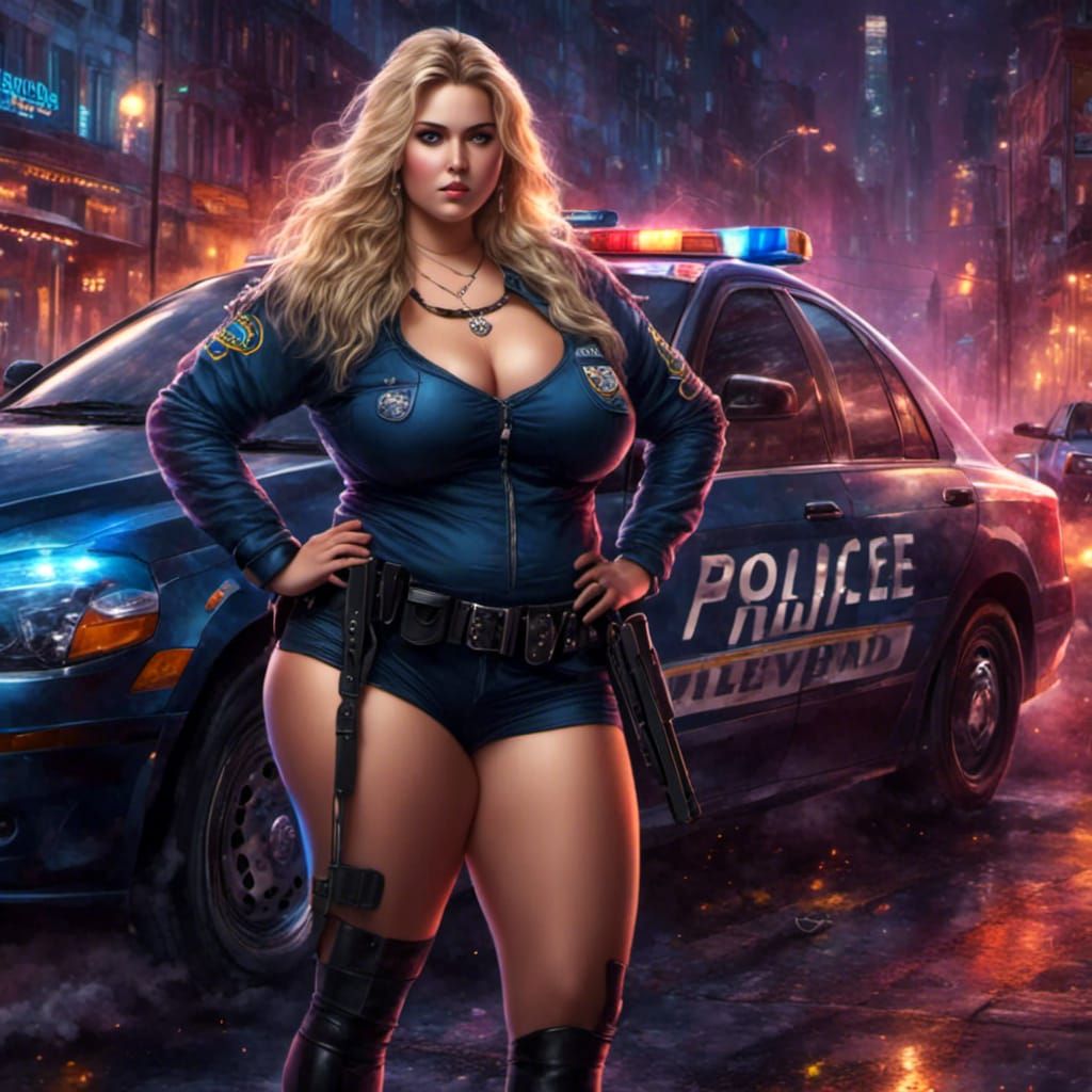 bbw police women