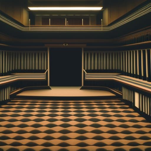 Liminal Space: Desolate Theater in Cosmic Style