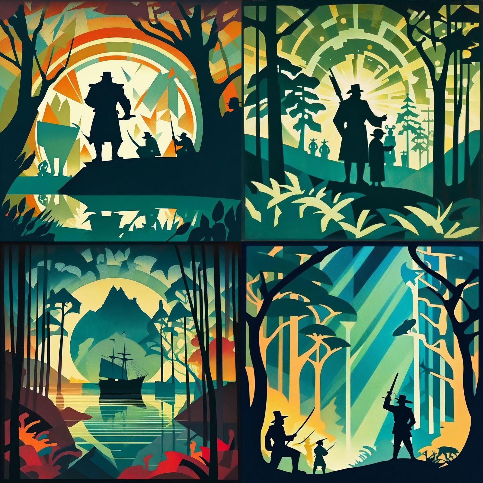 Harlem Renaissance Style African-American Art