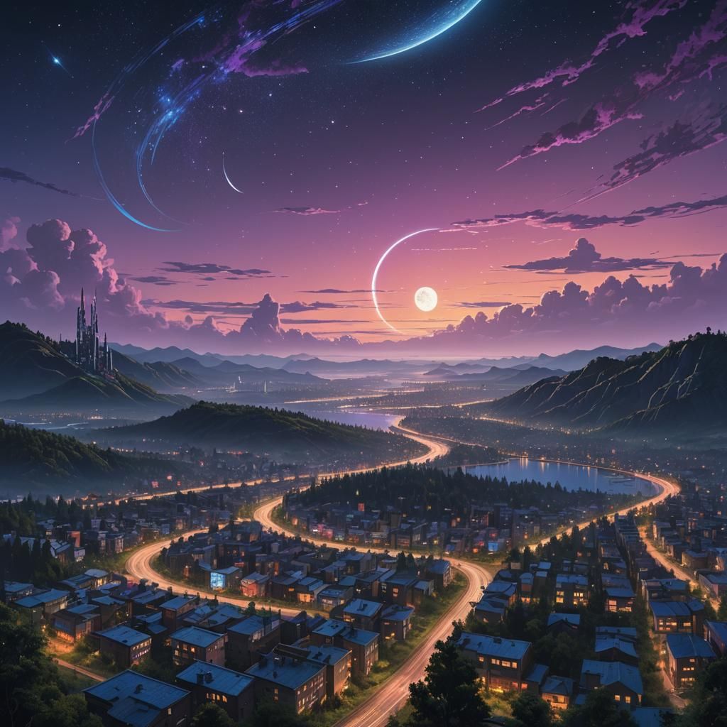 Ethereal Earth: A Digital Matte Painting