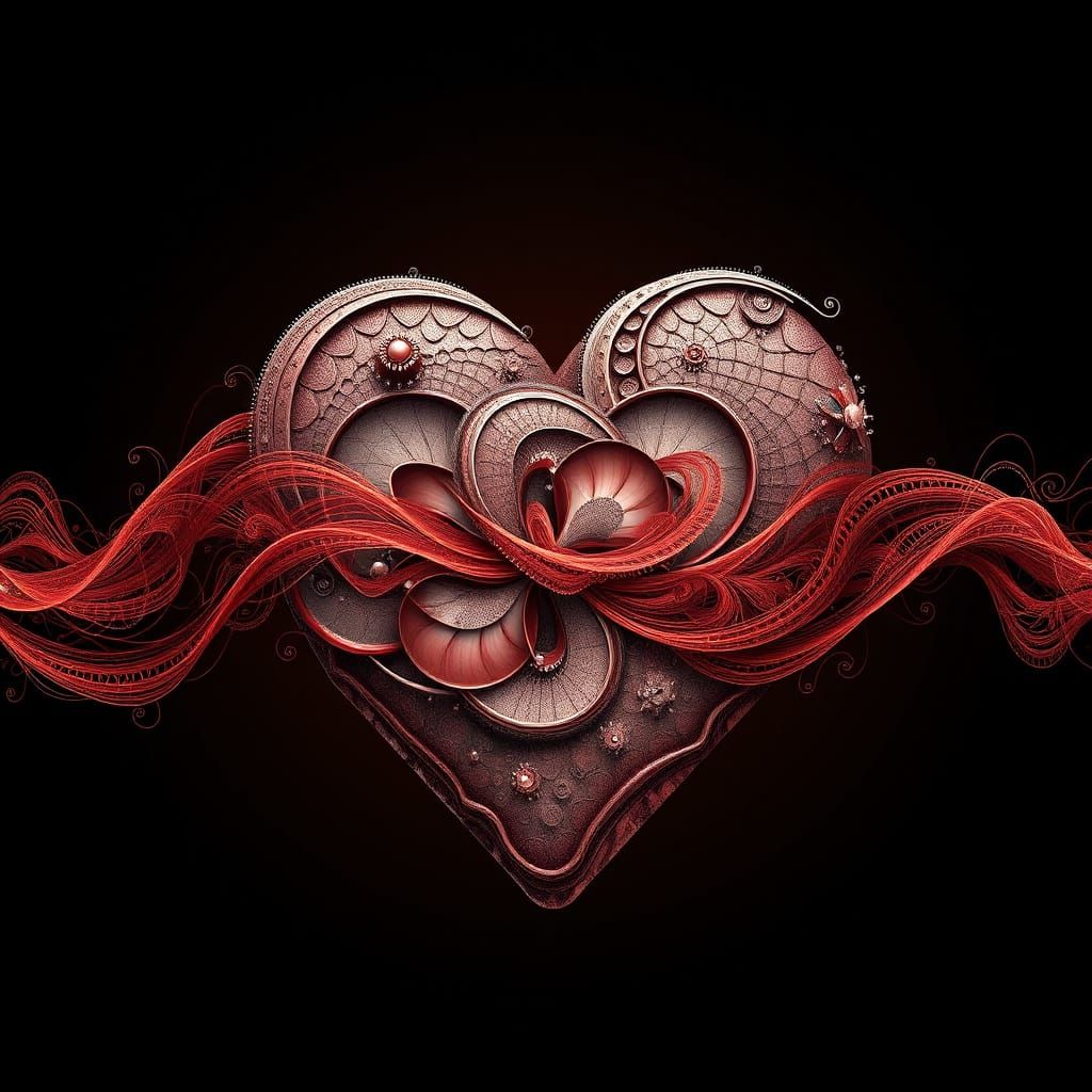 Tragic Abstract Fractal in 4K Resolution