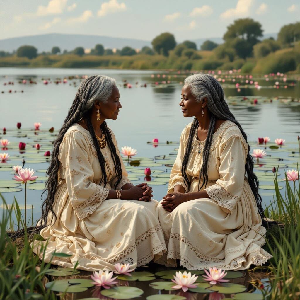 Two Older Ethiopian Sisters #2
