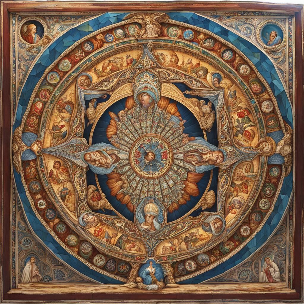 Iconic Depiction of the Holy Mother of God