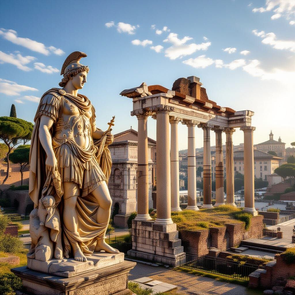 Eternal Roman Greatness: Emperors, Aqueducts, and Art