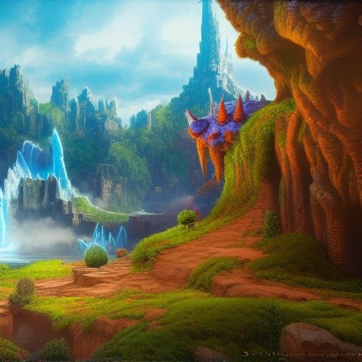 Detailed Matte Painting of Sonic in Unreal Engine
