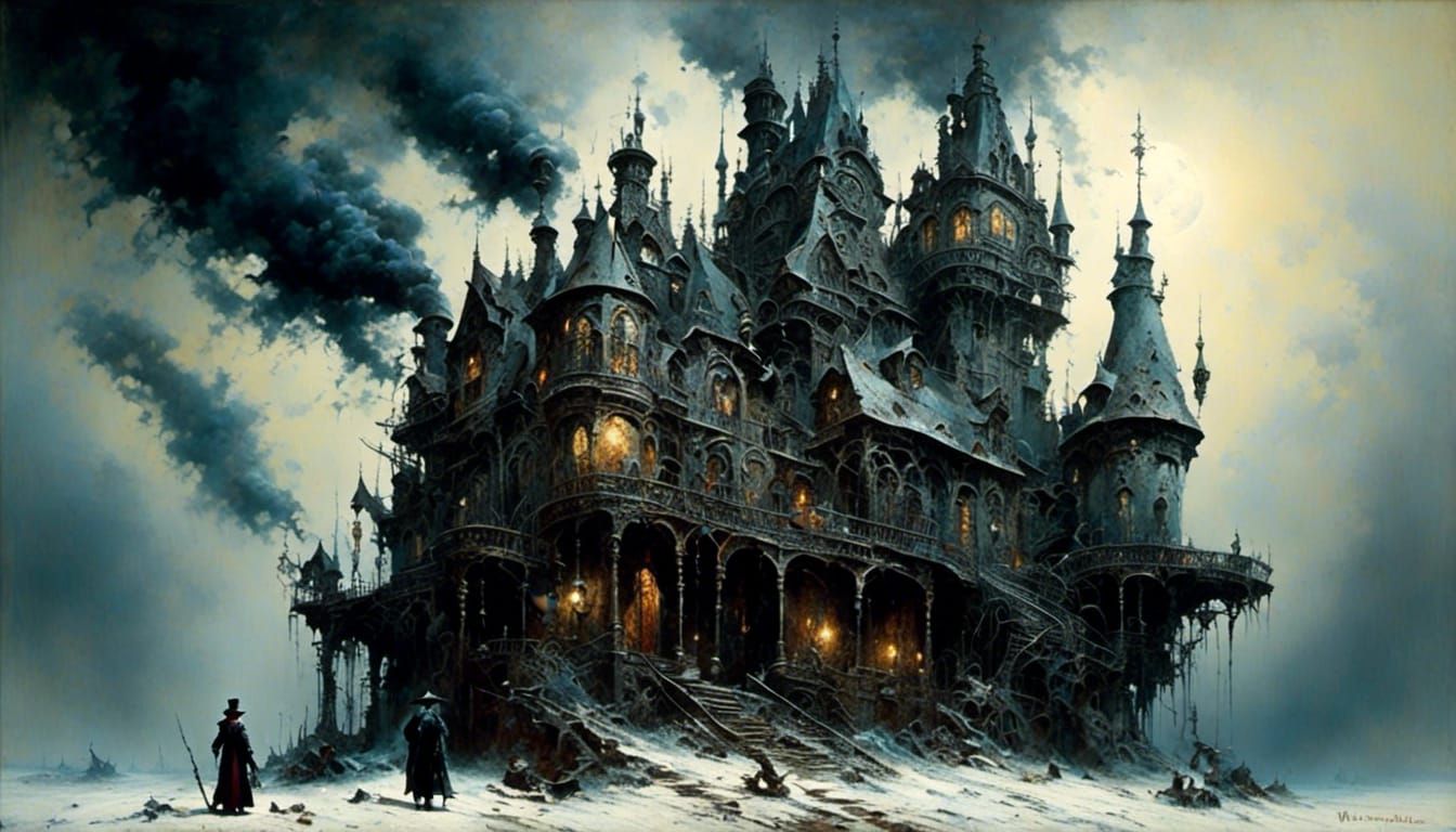 Portrait of a Pale Man: AI Generated