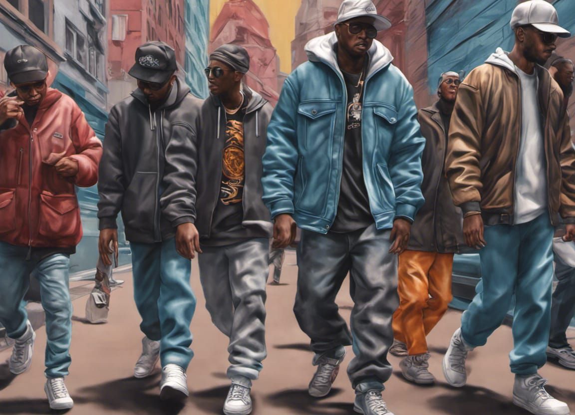 Old-School Hip Hop Style in Hyperrealistic 3D