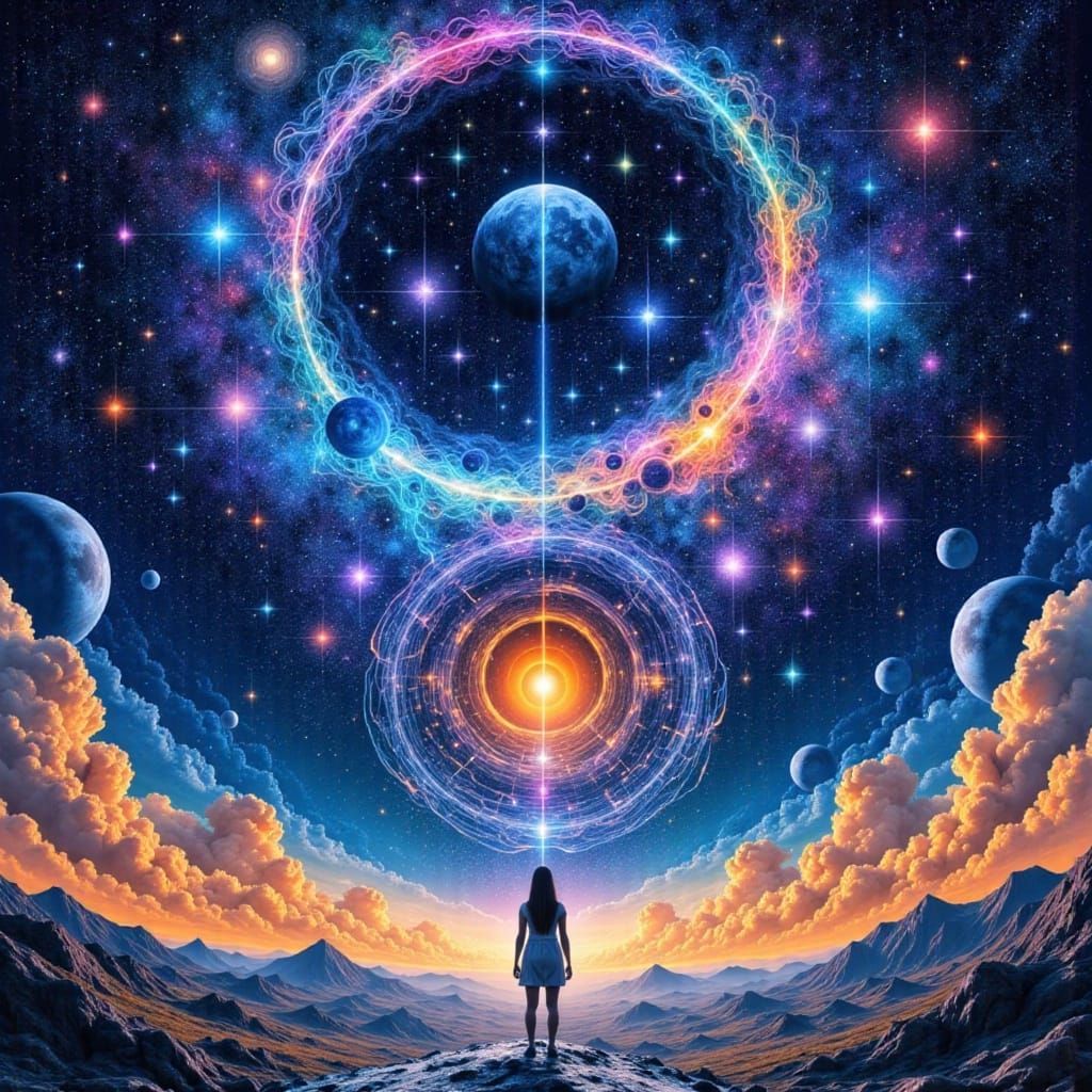 Celestial Beings in Ethereal Harmony