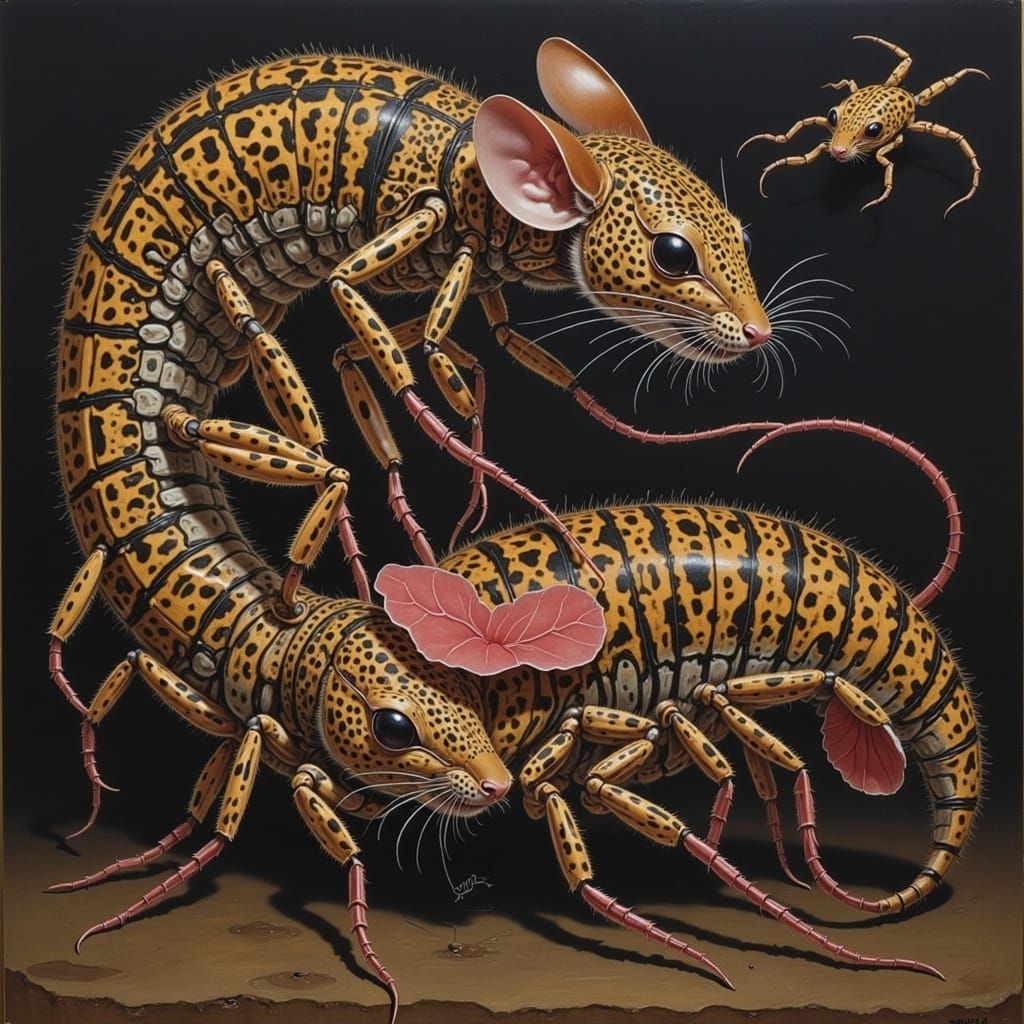 Chimera Savage: A Surreal Digital Rendering