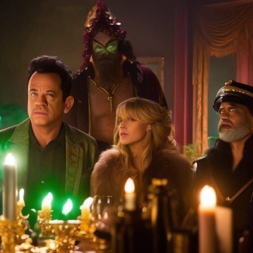 Tom Hanks and Sunny Gang in Decrepit Mansion