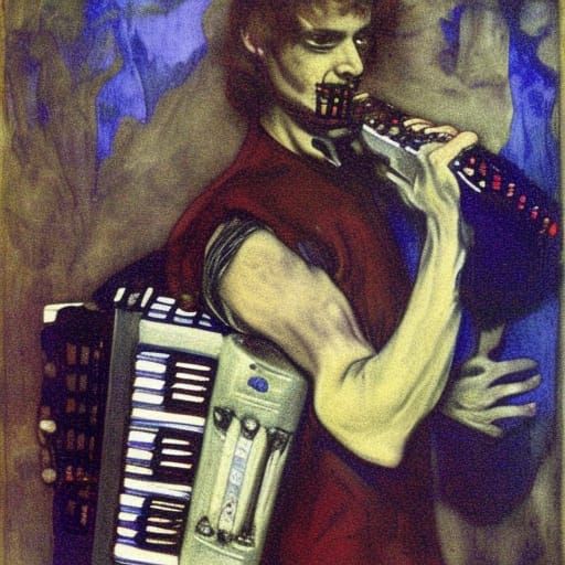 Vampire's Serenade Near Moscow: Classical Painting