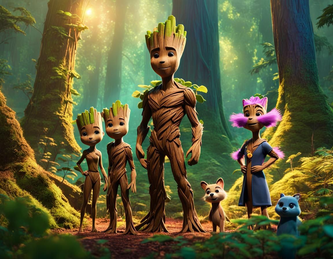 Groot as a tour guide