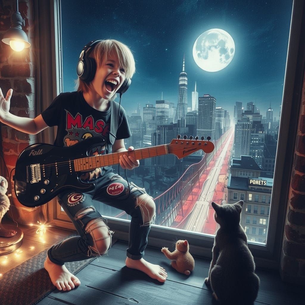 Ancient Rock Formation in Golden Light