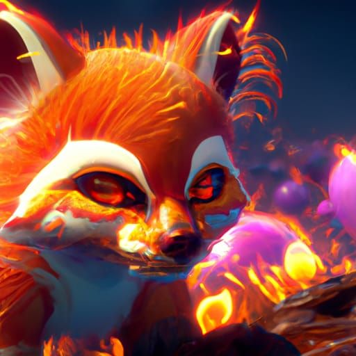 Fantastical Firefox Splash Screen in Deep Color