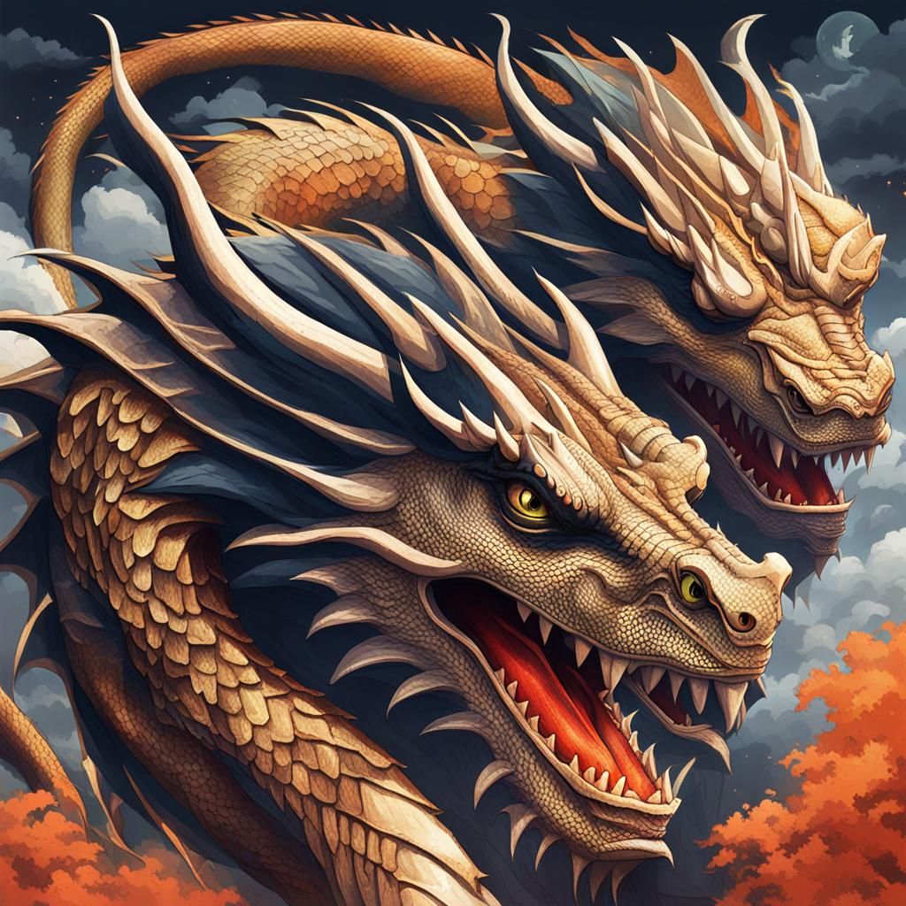 Majestic Dragon Generated by AI