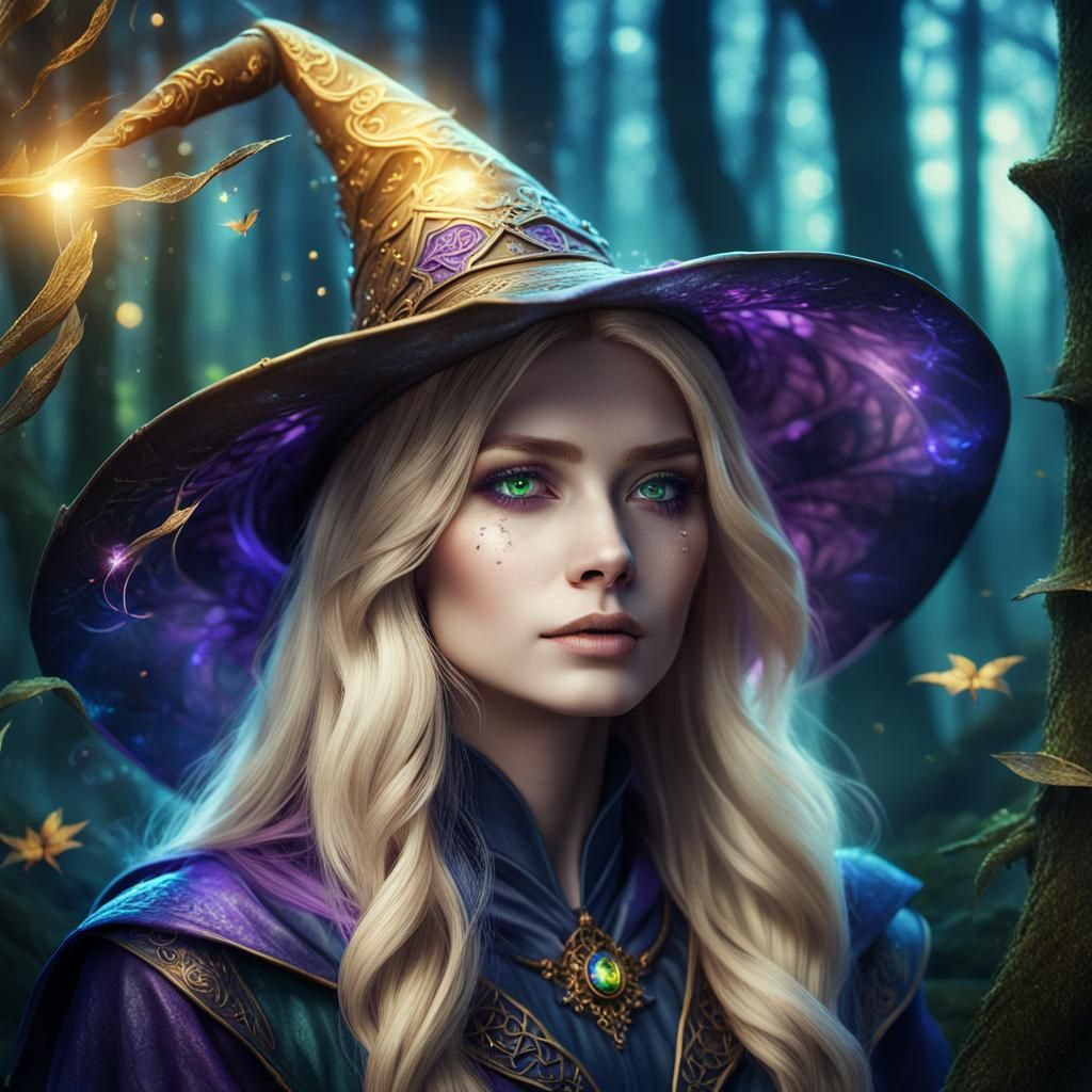 Mystical Forest Witch: Fantasy Concept Art