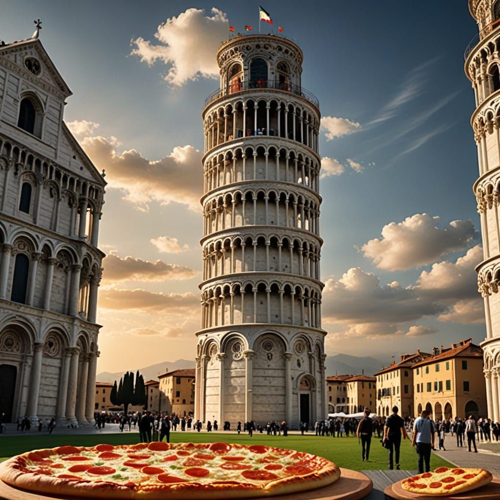 Leaning Tower of Pizza: A Culinary Landmark