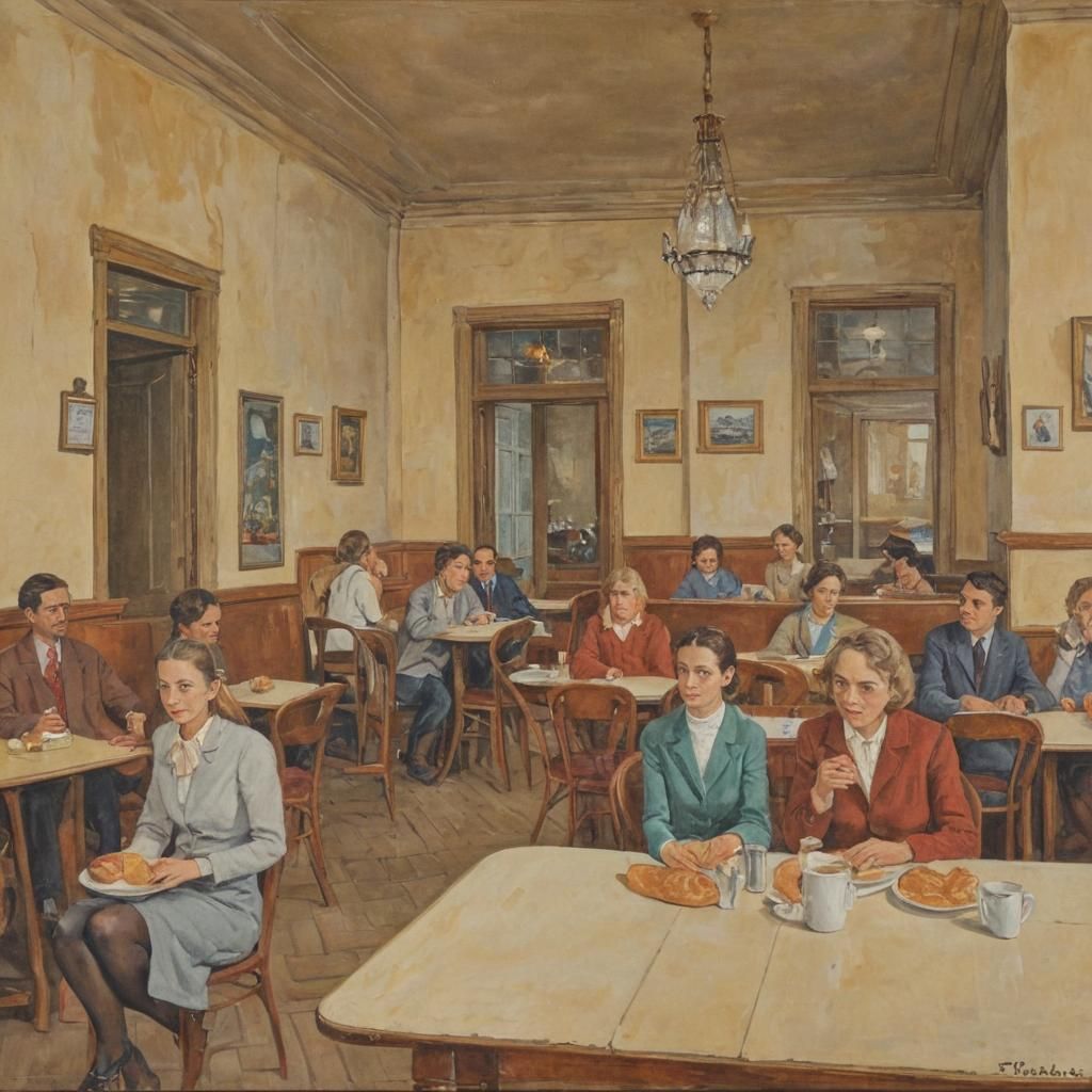 Béla Czene
"Café-Confiserie", 1974