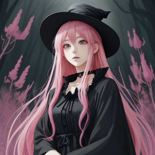 Girl in Moe Anime Style with Pastel Colors