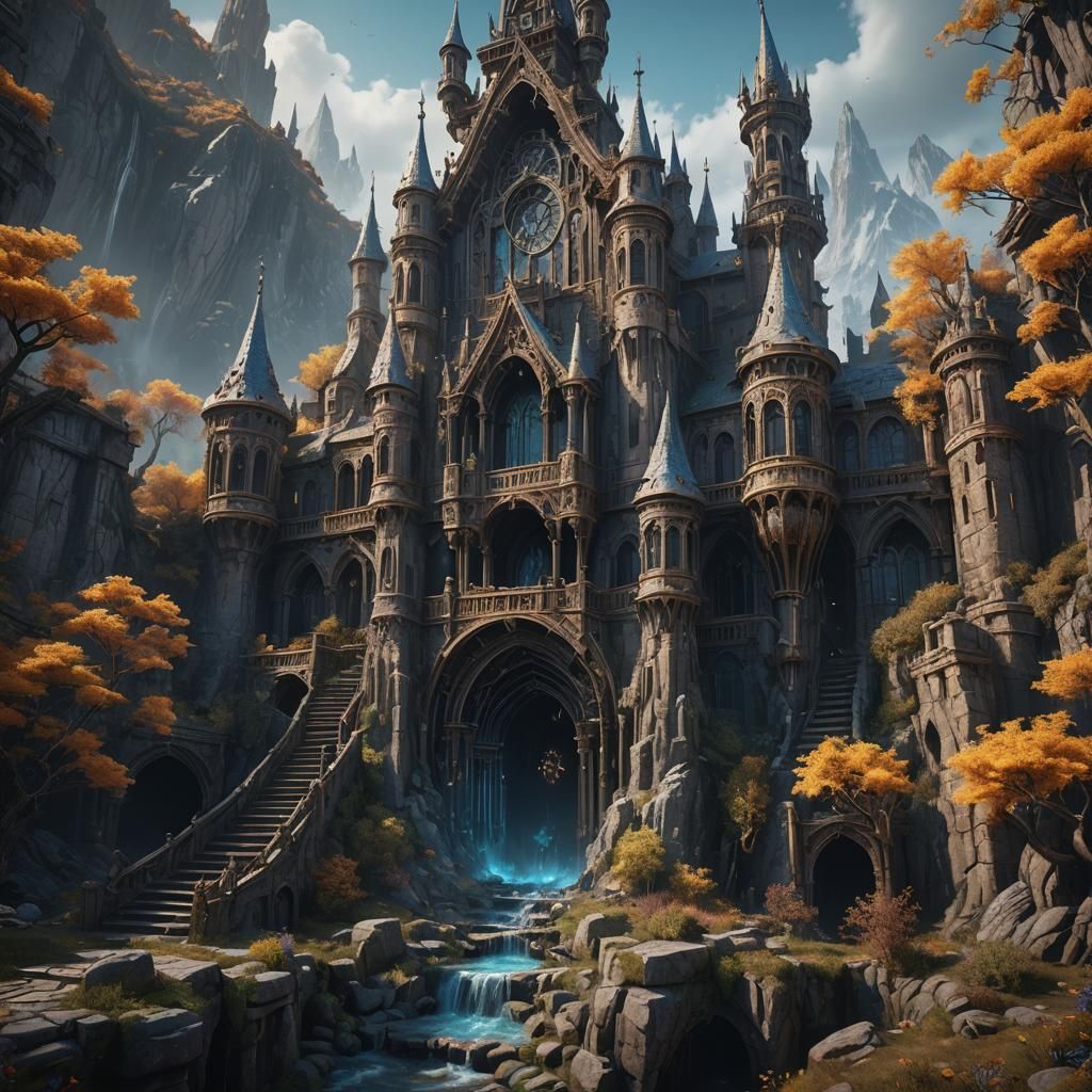 Fantastical Ghost Tavern in Detailed Matte Painting