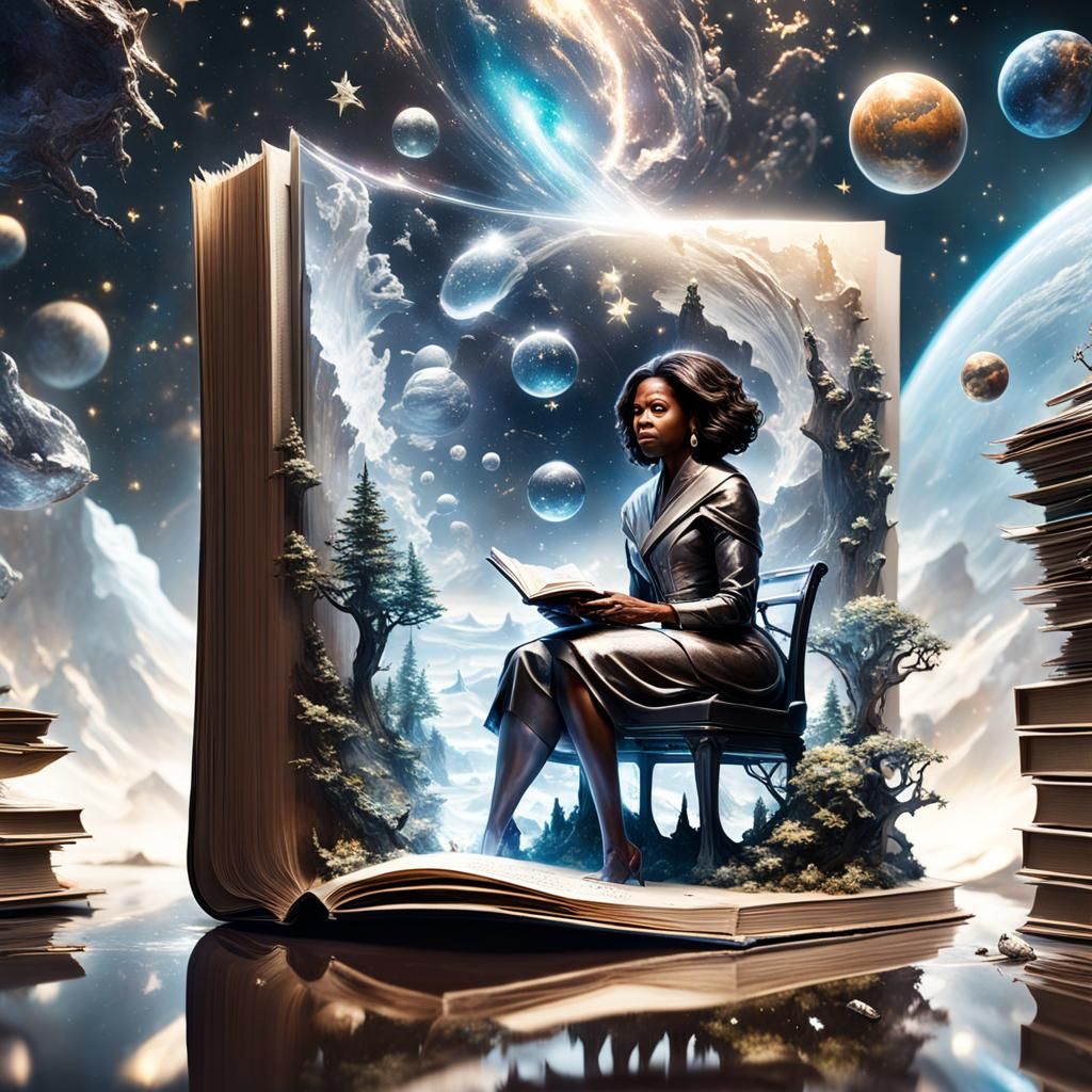 Magical Miniature Michelle Obama in Galaxy