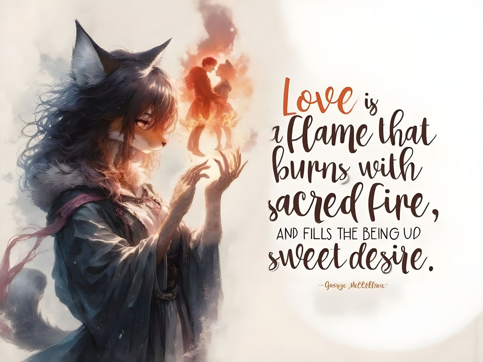 Quote by George Marion McClellan in Simple White Font