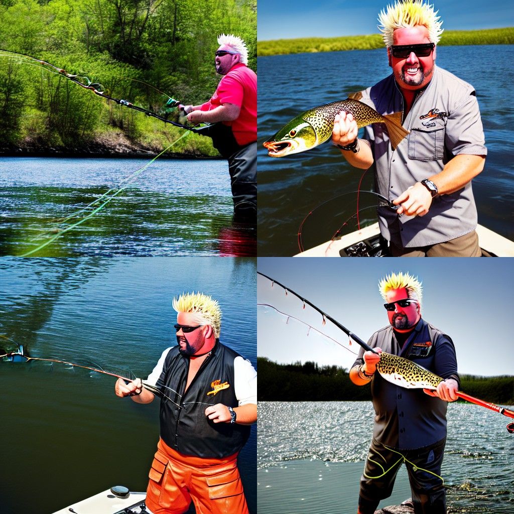 Guy Fieri Fly-Fishing in High Resolution