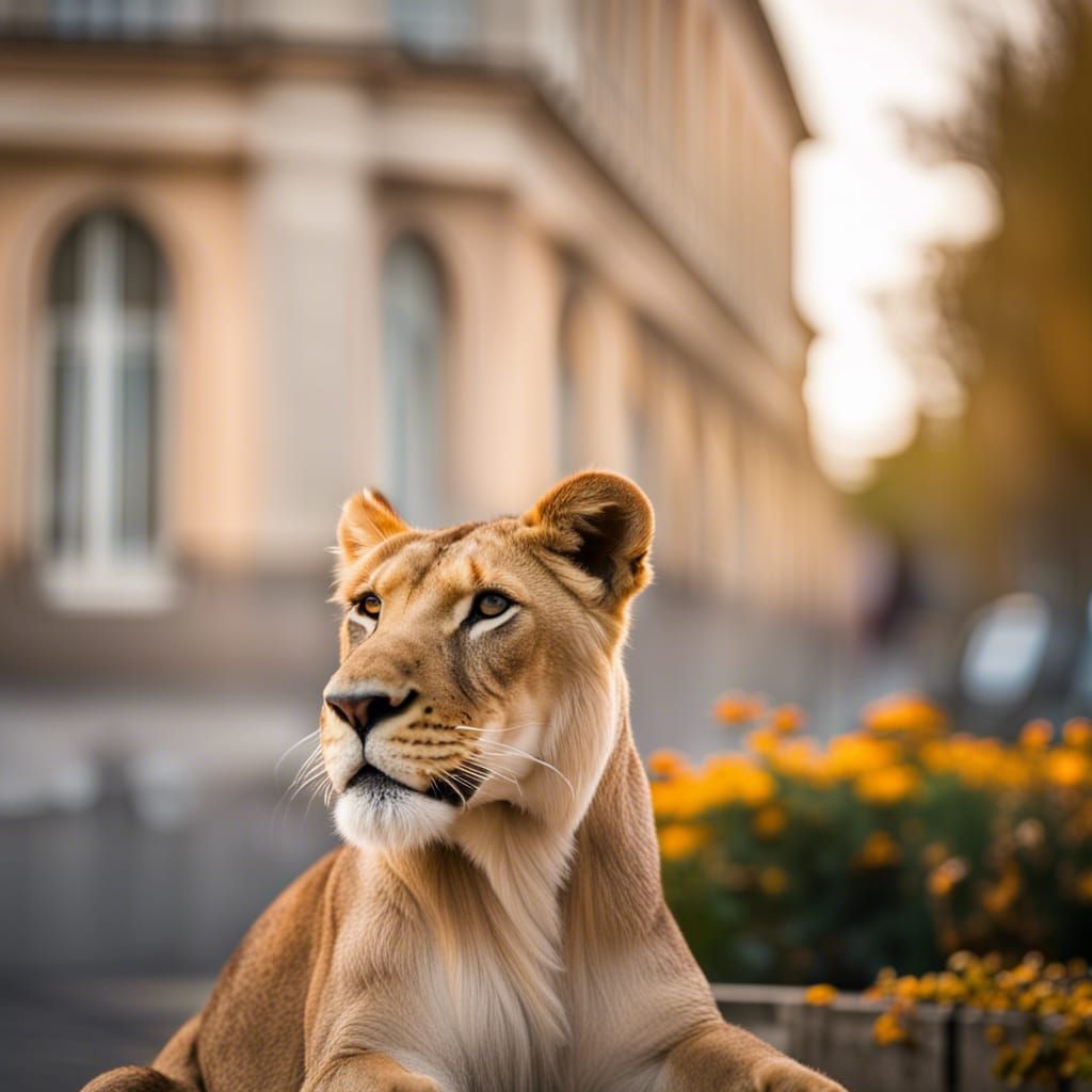 Lioness Sighting in Berlin near Adlon Hotel
