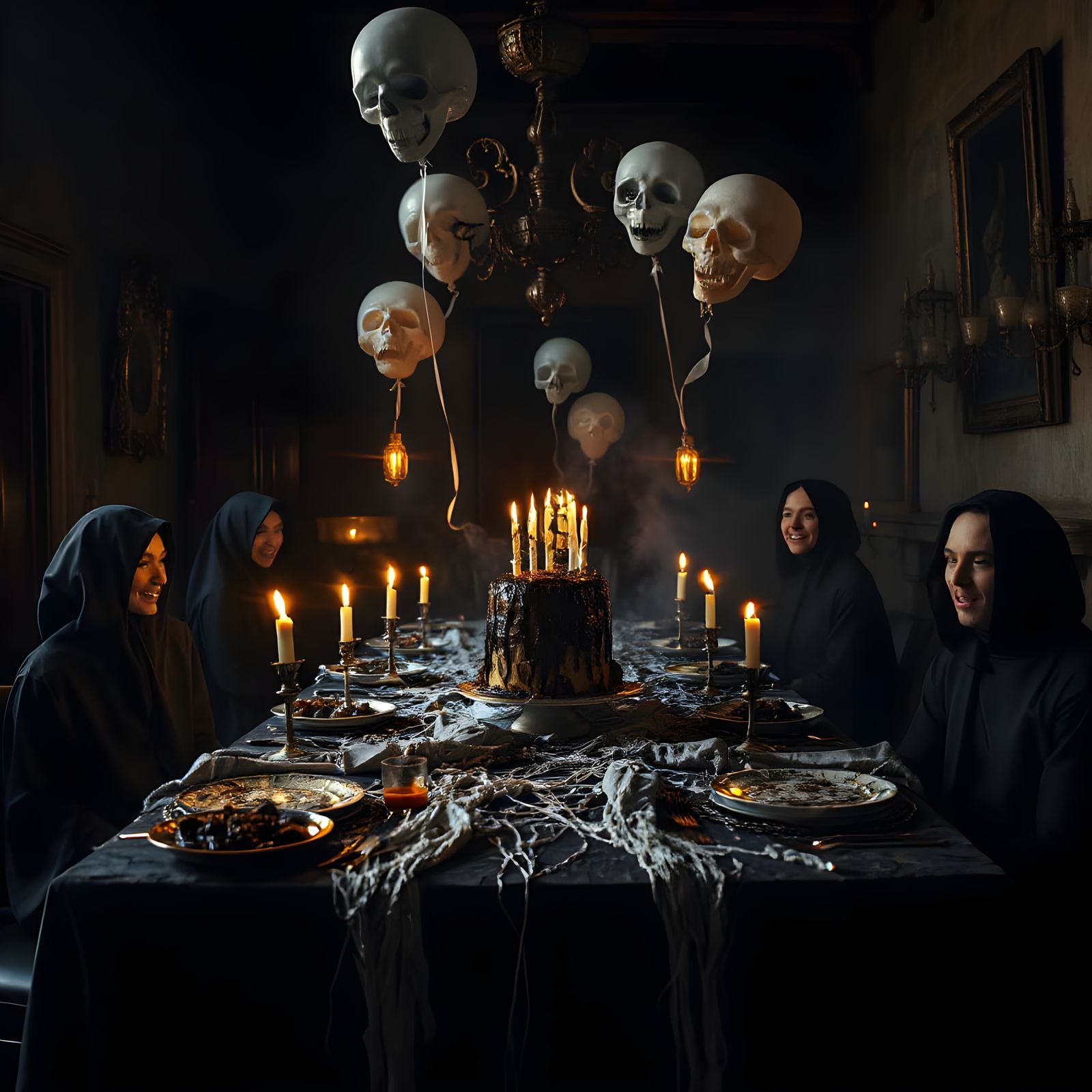 Haunted Mansion Birthday Party With Ghostly Guests