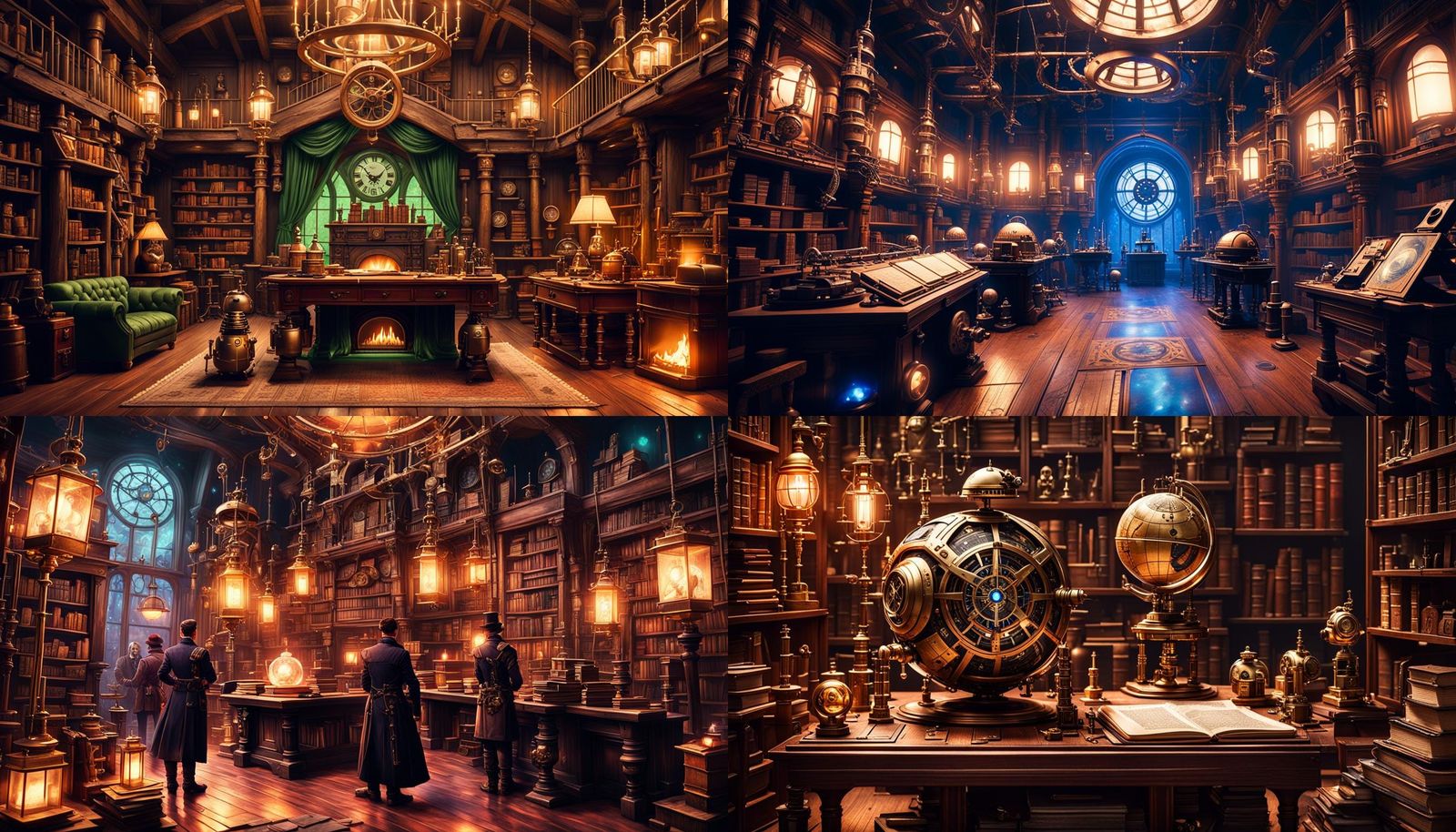 Star Wars Adventurers' Lodge in Dark Academia Style