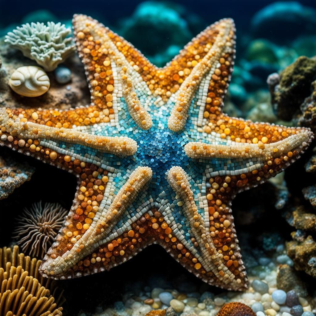 mosaic starfish