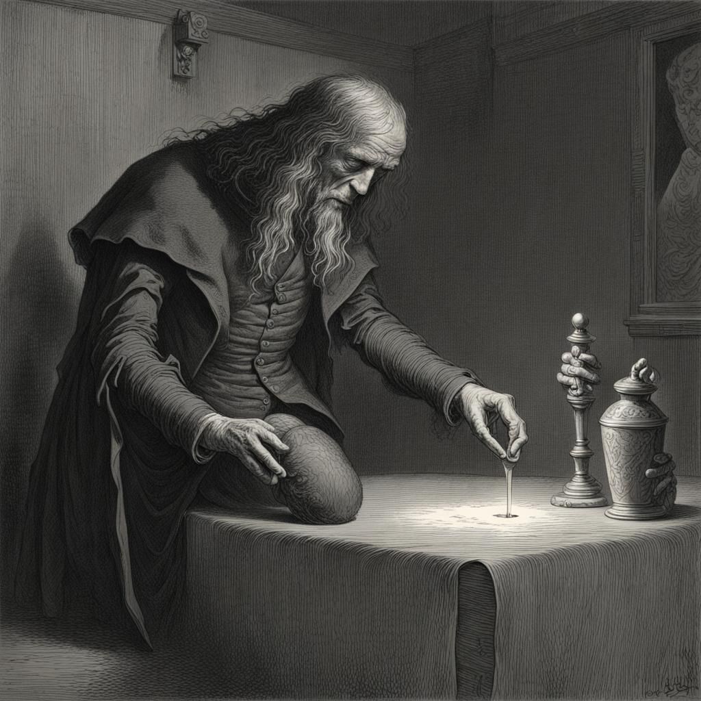 Heart Cries in Gothic Horror Style