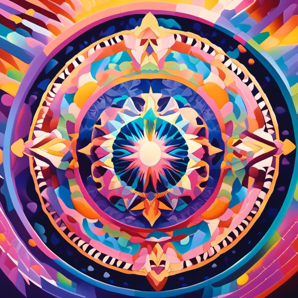 Holographic Mandala of Inner Light and Friendship