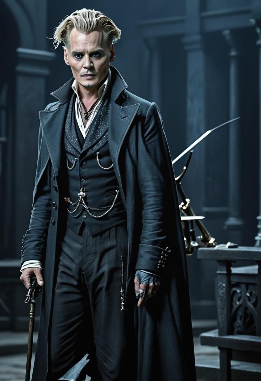 Gellert Grindelwald: A Dark Wizard Portrait
