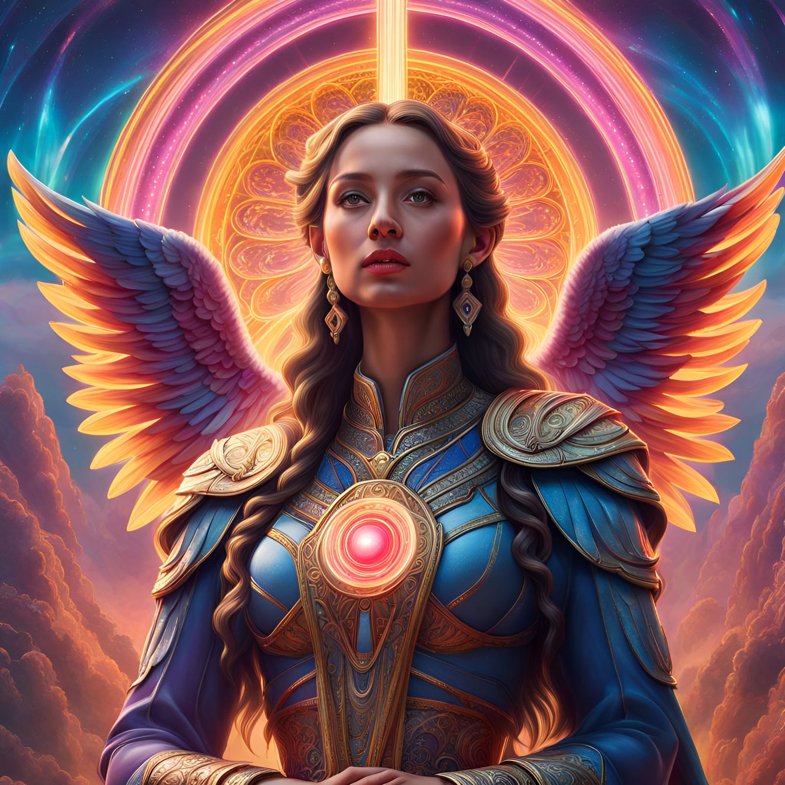Colorful Healing Angel