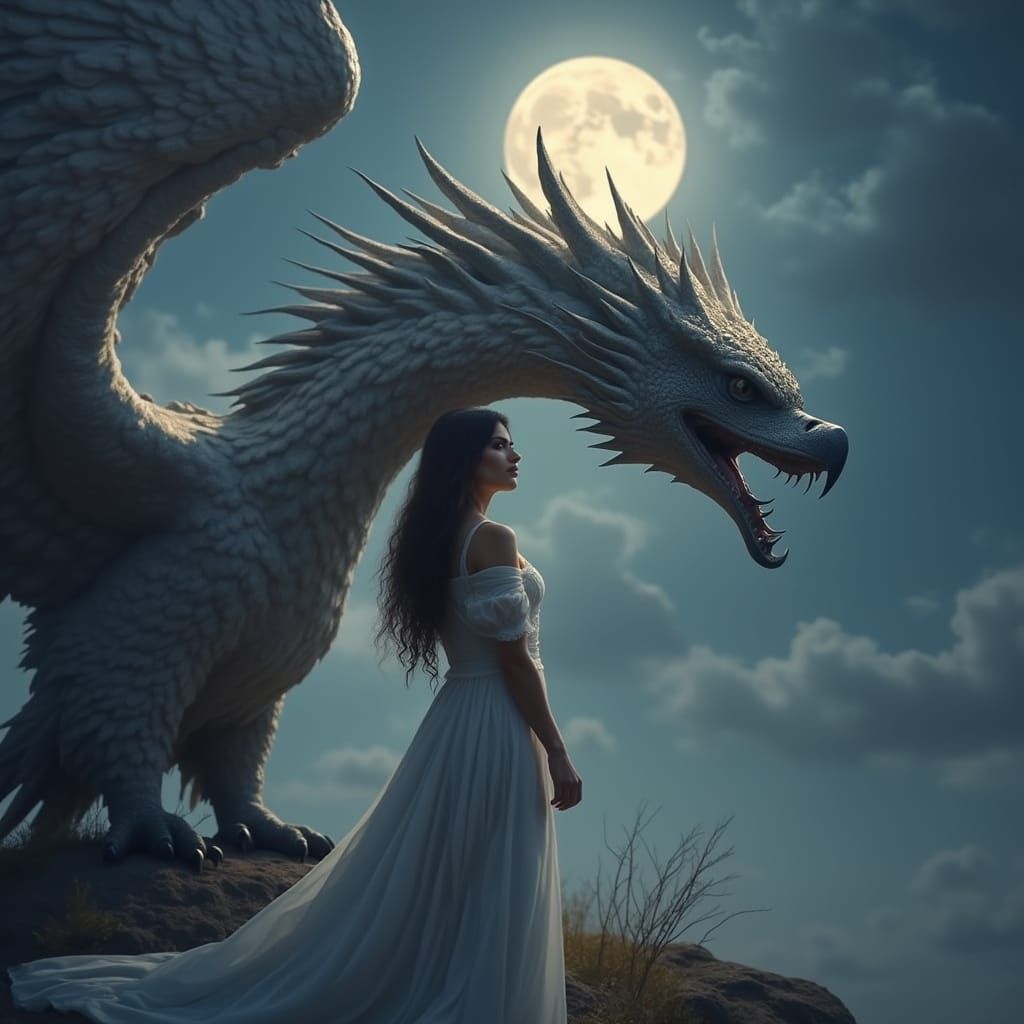 Goddess of Magic with Enchanted Eagle