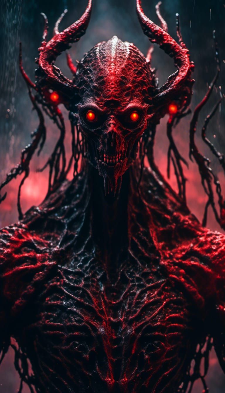 Lovecraftian Demon in Hellscape