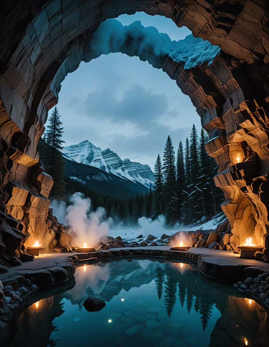 Interdimensional Banff Hot Springs: A Portal to Species Tran...