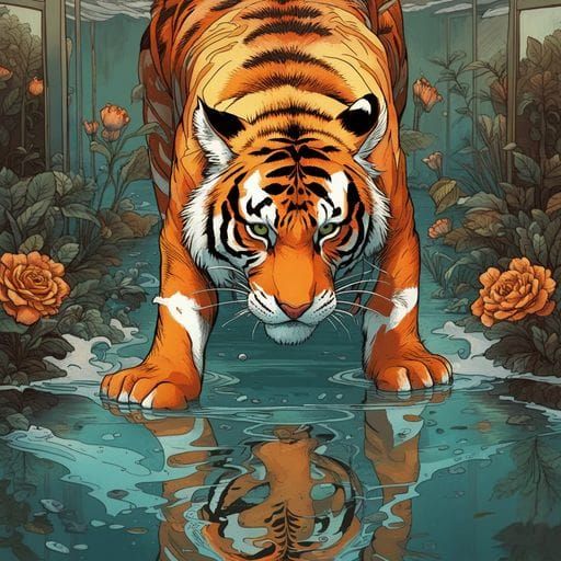 Majestic Tiger Portrait