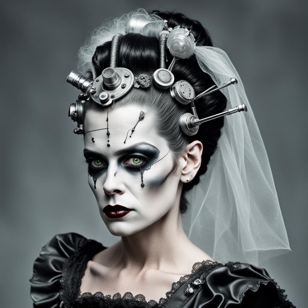 Steampunk Zombiecore Bride of Frankenstein Photo