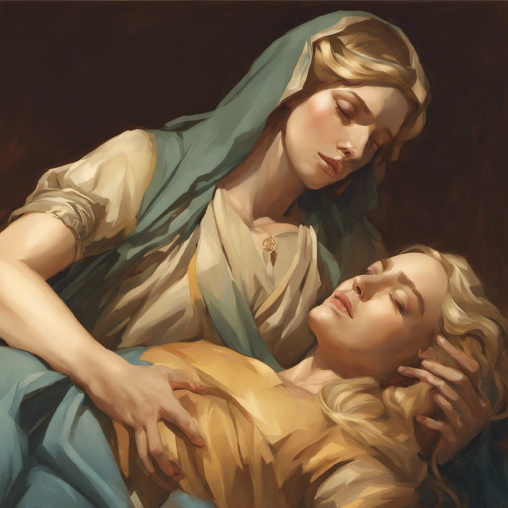 Pieta: Hyperdetailed Portrait in Dynamic Lighting