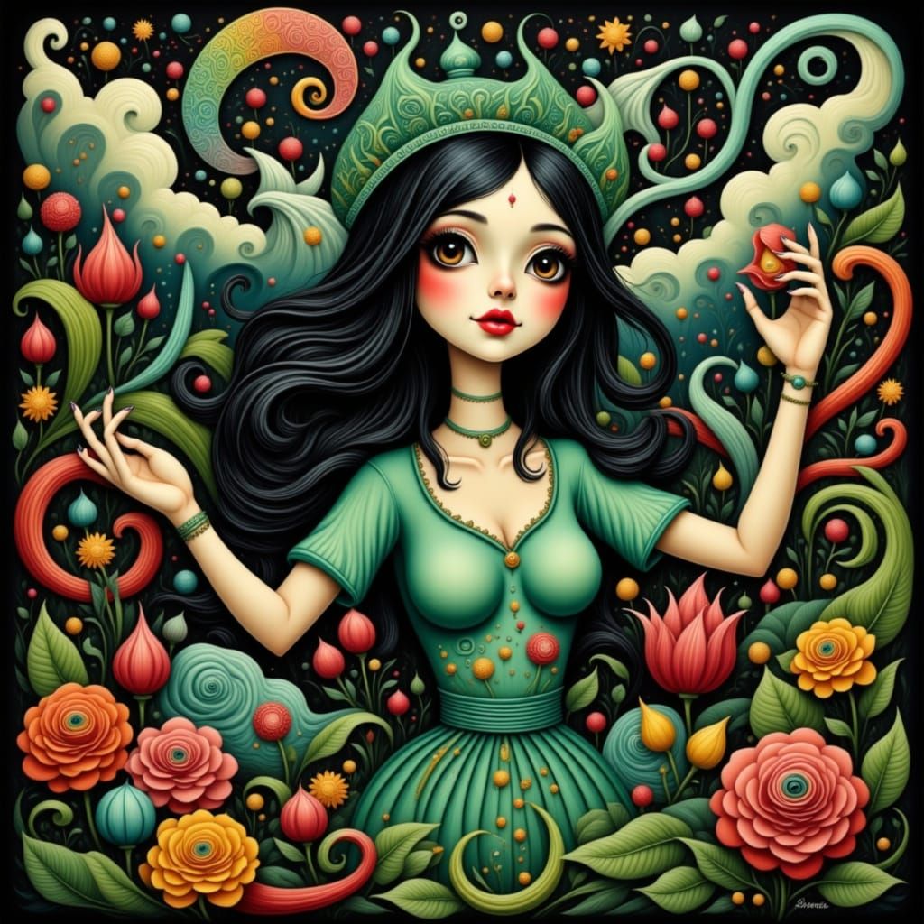 Ethereal Whimsy: A Darkly Magical Valentine's Enchantment