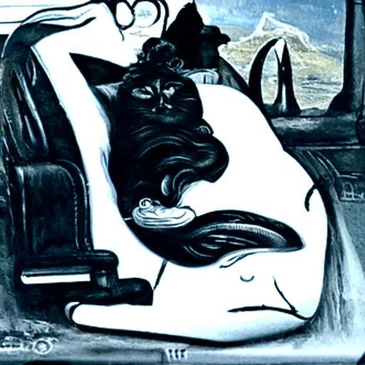 Hippie and me... having trouble waking up  LOL