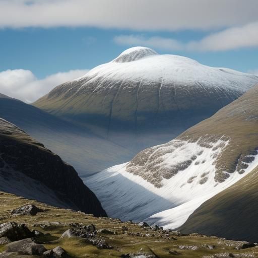 AI Generated Image of Ben Nevis Mountain