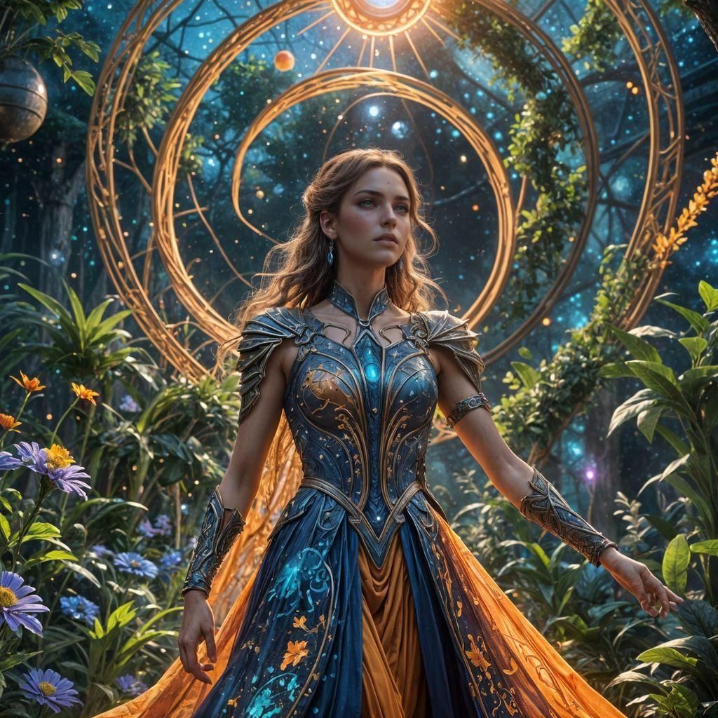 Julia Sirian Starseed in Detailed Matte Painting