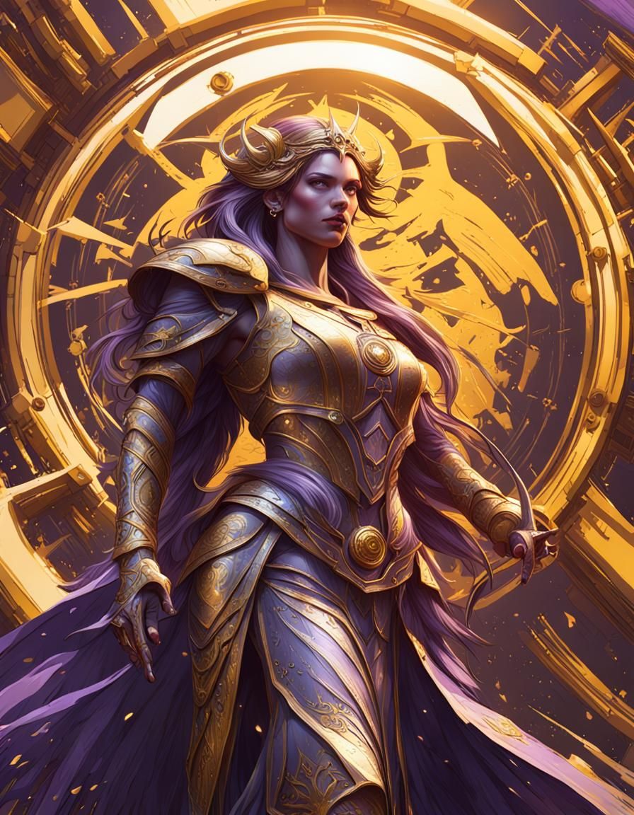 Gemini Dark Fantasy Concept Art in 8K
