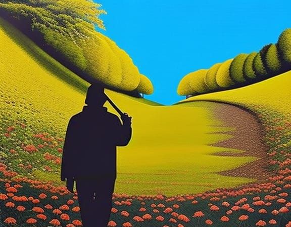 Autumnal Transition in Hyperrealistic Splash Art Style