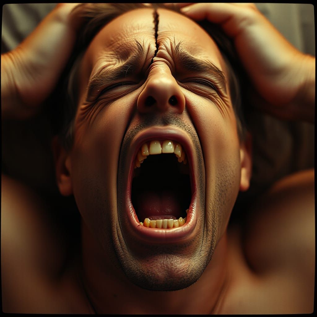 Agonizing Head Split: Cinematic Horror in 35mm