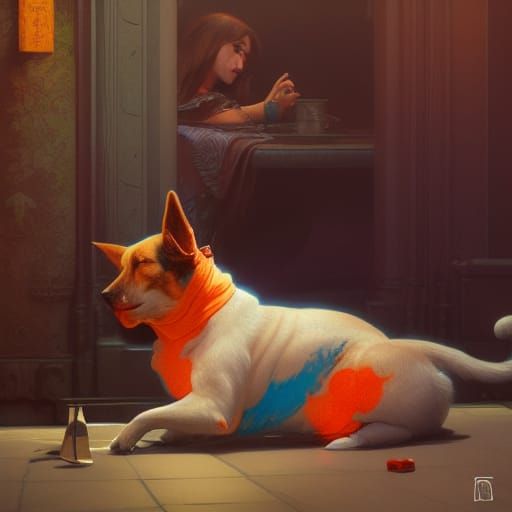 Dog and Cat Concept Art in 8K Resolution